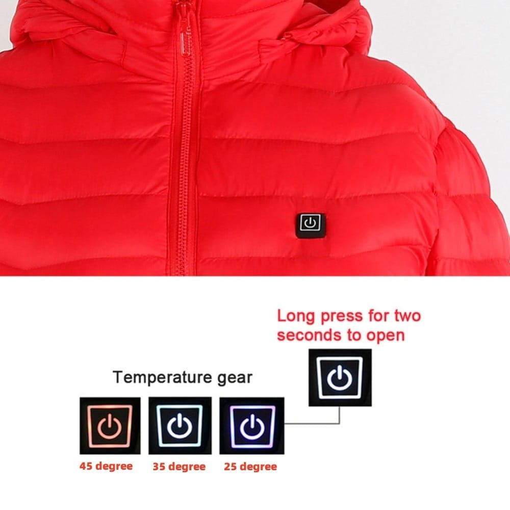 Men’s USB Heated Jacket – Thermal Electric Coat - Image 4