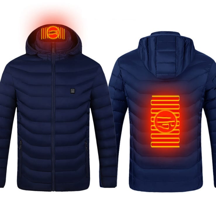 Men’s USB Heated Jacket – Thermal Electric Coat - Image 2