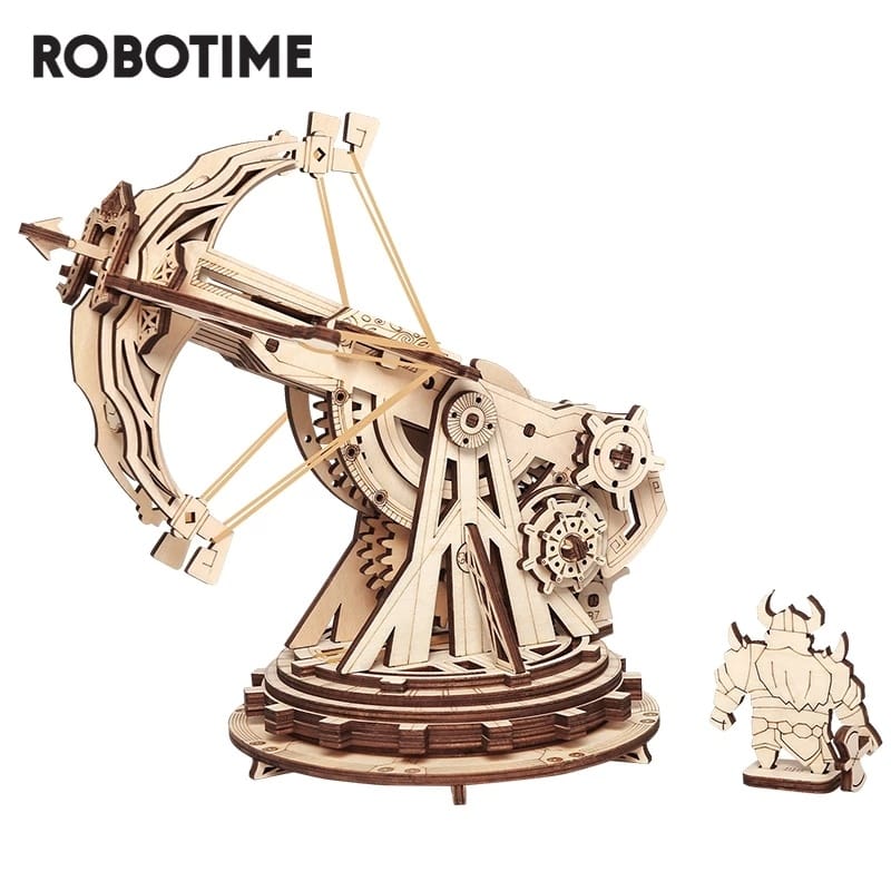 Robotime ROKR Ballista – Wooden 3D Puzzle Toy & Gift KW401 - Image 6