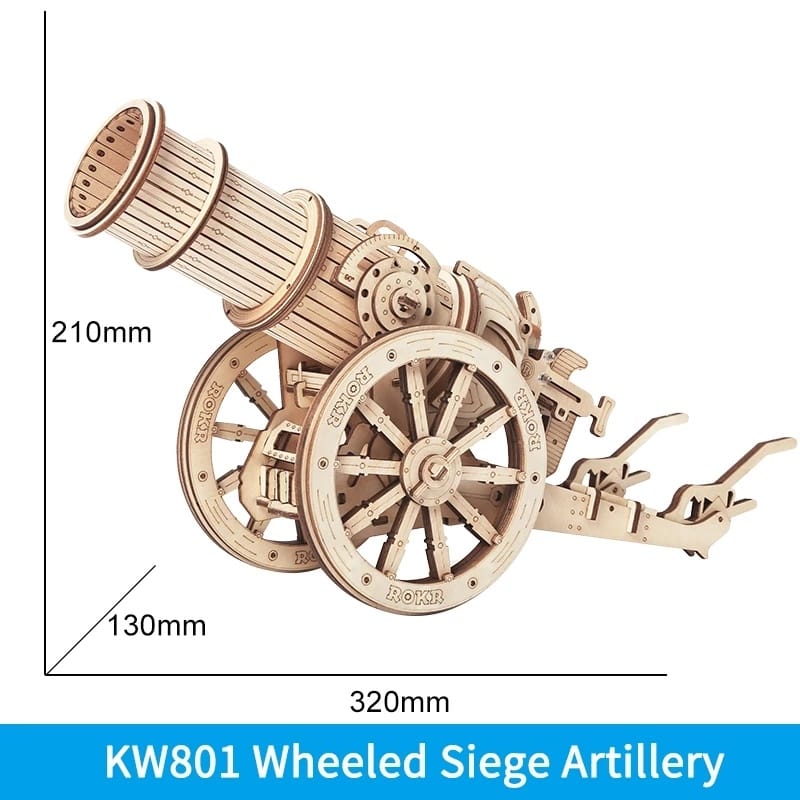 Robotime ROKR Ballista – Wooden 3D Puzzle Toy & Gift KW401 - Image 5